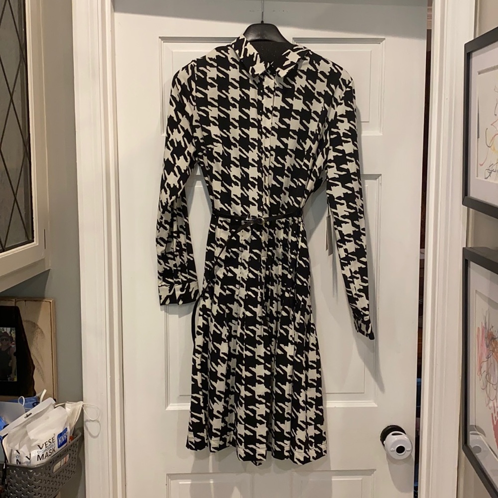 Calvin Klein Houndstooth dress